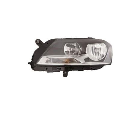 Headlight left with indicator H7+H7 including actuator 5740961 Van Wezel