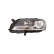 Headlight left with indicator H7+H7 including actuator 5740961 Van Wezel