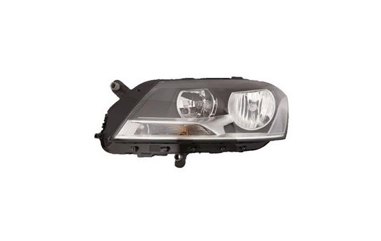Headlight left with indicator H7+H7 including actuator 5740961 Van Wezel