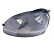 Headlight left with indicator H7+H7 until 08/'04 5894961 Van Wezel