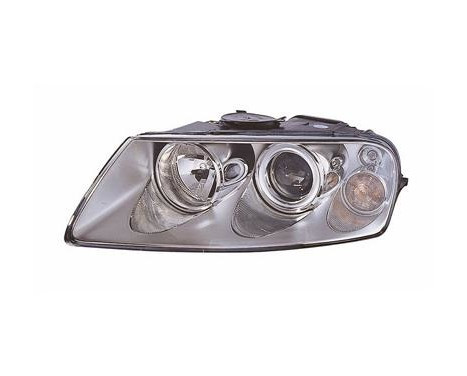 Headlight left with indicator H7+H9 including actuator 5846961 Van Wezel