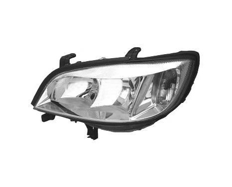 Headlight left with indicator H7 + HB3 3790961 Van Wezel
