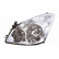 Headlight left with indicator HB3+HB4 including actuator 5398961 Van Wezel, Thumbnail 2