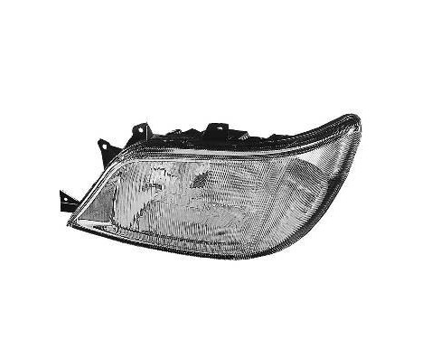 Headlight left with indicator until -08/'02 H7+H1 without FOG HOLDER 3076961 Van Wezel