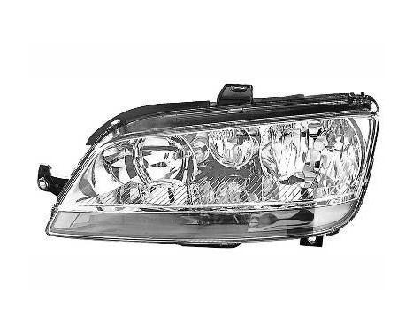 Headlight left with indicator until 11/'05 H1+H7 1623961 Van Wezel