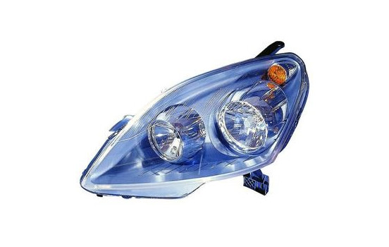 Headlight left with indicator until 2/'08 H7+H1 +Elinks Mot 3792961 Van Wezel