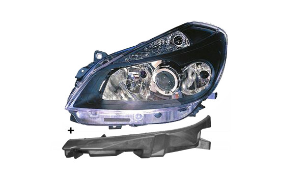 Headlight left with indicator until 2/'08 H7+H7+H1 including MOTOR 4331963 Van Wezel