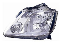 Headlight left with indicator without FOG LIGHT HOLE H1+H7 4366961 Van Wezel