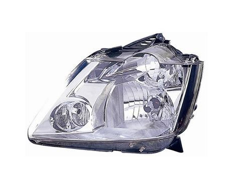 Headlight left with indicator without FOG LIGHT HOLE H1+H7 4366961 Van Wezel