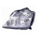 Headlight left with indicator without FOG LIGHT HOLE H1+H7 4366961 Van Wezel