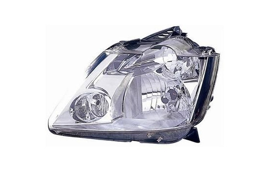 Headlight left with indicator without FOG LIGHT HOLE H1+H7 4366961 Van Wezel, Image 2