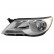 Headlight left with indicator without XENON H7+H7 5745961 Van Wezel