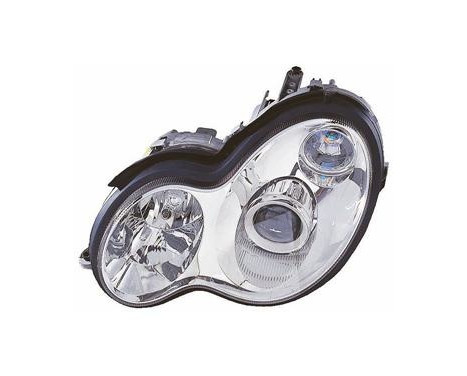 Headlight left with indicator XENON Verre Lisse 3032985 Van Wezel