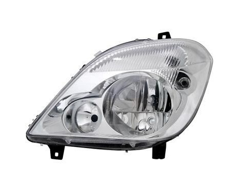Headlight left without FOG LIGHT HOLE 2xH7 including MOTOR 3077961 Van Wezel, Image 2