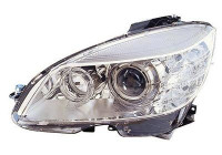 Headlight left XENON D1S+H7 3091985 Van Wezel