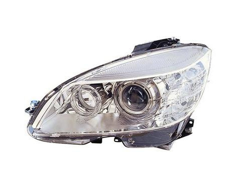 Headlight left XENON D1S+H7 3091985 Van Wezel