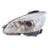 Headlight left XENON D1S+H7 3091985 Van Wezel