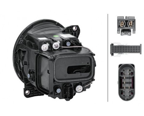 Headlight Mercedes G (W463) 18- li led Night Package 1EX 014 543-111 Hella, Image 2
