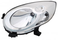 Headlight on the left including actuator 0910961 Van Wezel