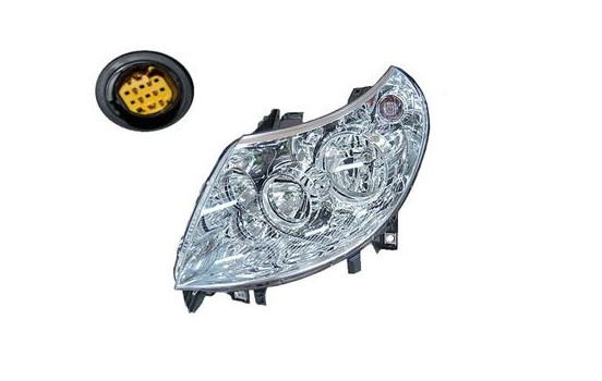 Headlight on the left including actuator 1651961 Van Wezel, Image 2