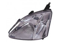 Headlight on the left including actuator 2548963 Van Wezel