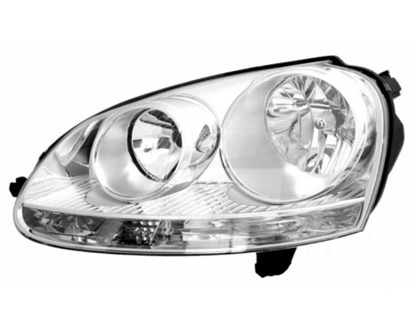 Headlight on the left including actuator 5894963 Van Wezel