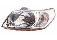 Headlight on the left with indicator H4 including actuator 0816961 Van Wezel