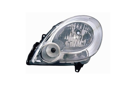 Headlight on the left with indicator H4 including actuator 4312961 Van Wezel