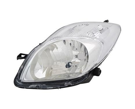 Headlight on the left with indicator H4 including actuator 5436961 Van Wezel