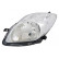 Headlight on the left with indicator H4 including actuator 5436961 Van Wezel, Thumbnail 2