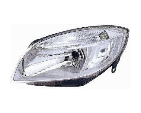 Headlight on the left with indicator H4 including actuator 7641961 Van Wezel, Image 3