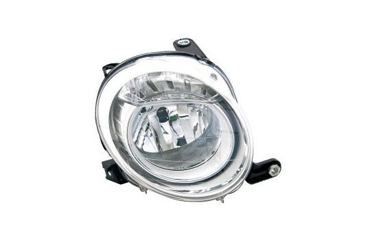 Headlight on the right including actuator 1604962 Van Wezel