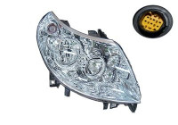 Headlight on the right including actuator 1651962 Van Wezel
