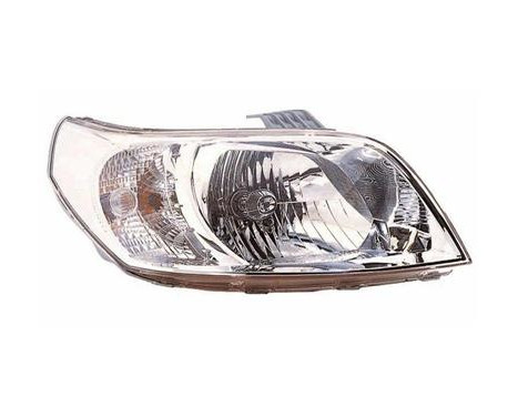 Headlight on the right with indicator H4 including actuator 0816962 Van Wezel