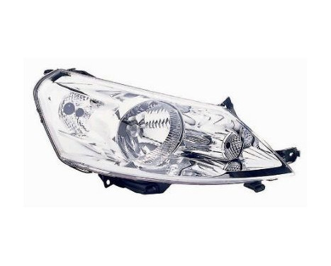 Headlight on the right with indicator H4 including actuator 1612962 Van Wezel, Image 2