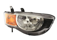 Headlight on the right with indicator H4 including actuator 3236962 Van Wezel