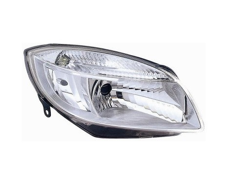 Headlight on the right with indicator H4 including actuator 7641962 Van Wezel
