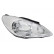 Headlight on the right with indicator H4 including actuator 8208962 Van Wezel, Thumbnail 2