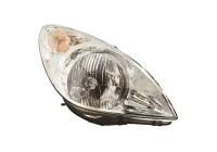 Headlight on the right with indicator H4 including actuator 8238962 Van Wezel