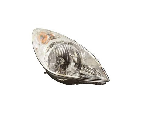 Headlight on the right with indicator H4 including actuator 8238962 Van Wezel