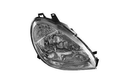 Headlight on the right with indicator H7+H1 including actuator 0956964 Van Wezel