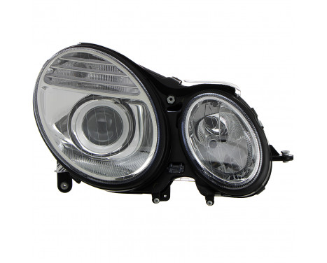 Headlight on the right with indicator H7+H7 including actuator 3043962 Van Wezel