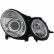 Headlight on the right with indicator H7+H7 including actuator 3043962 Van Wezel