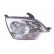 Headlight on the right with indicator H7+H7 including actuator 3762962 Van Wezel, Thumbnail 2