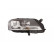 Headlight on the right with indicator H7+H7 including actuator 5740962 Van Wezel
