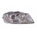 Headlight on the right with indicator H7+H9 including actuator 5846962 Van Wezel