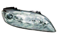 Headlight on the right with indicator with FOG LIGHT HOLE Chrome 2754964 Van Wezel