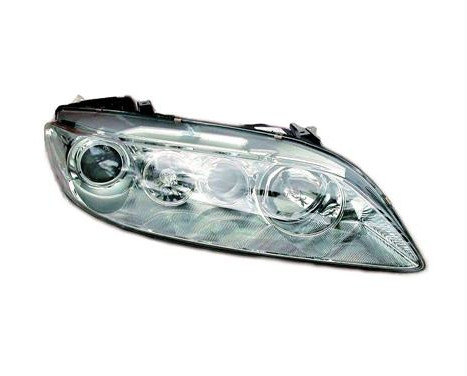 Headlight on the right with indicator with FOG LIGHT HOLE Chrome 2754964 Van Wezel