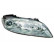 Headlight on the right with indicator with FOG LIGHT HOLE Chrome 2754964 Van Wezel, Thumbnail 2