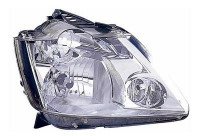 Headlight on the right with indicator without FOG LIGHT HOLE H1+H7 4366962 Van Wezel
